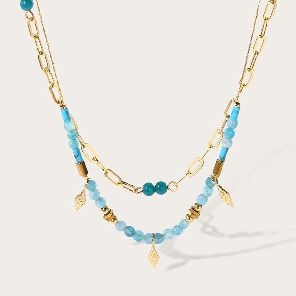 Collana Azzurra Boho Chic