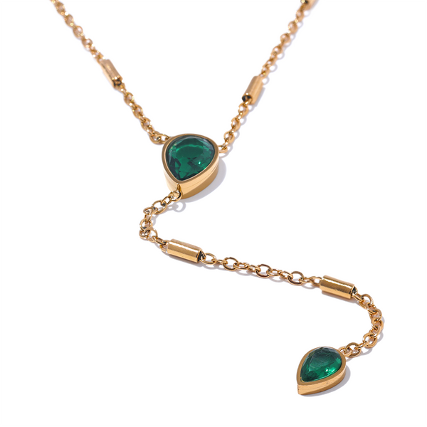 Collana Gioiello Verde Chic