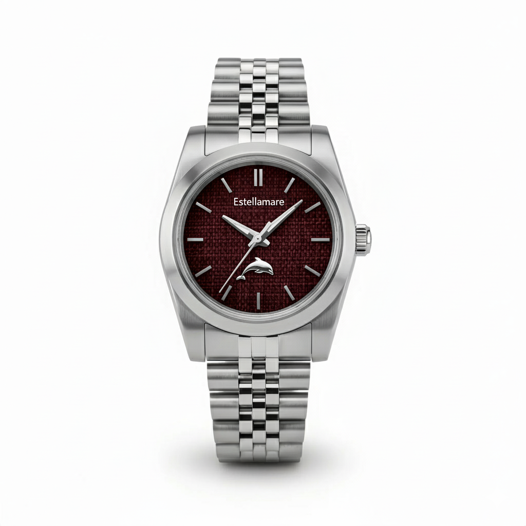 Burgundy Weave I 40 MM