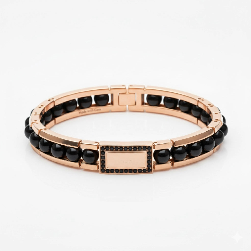 "Sigillo di Fuoco" – Bracciale Estellamare in argento 925