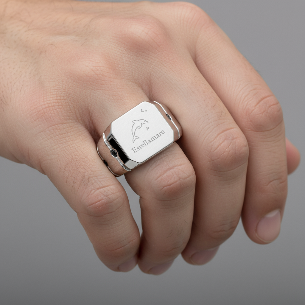 Astro Delphinus – Chevalier Cesellato con Delfino Celeste