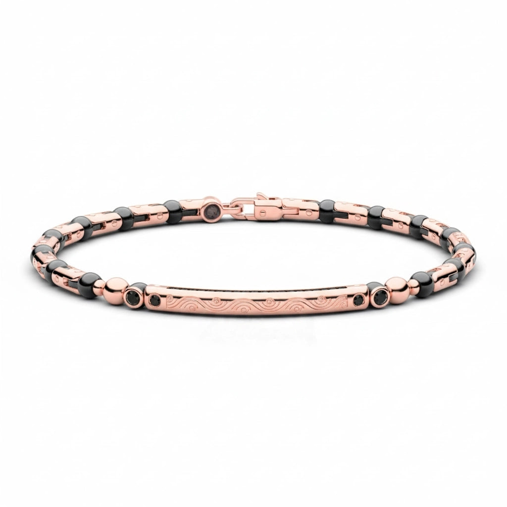 "Runes" – Bracciale Estellamare in oro rosa