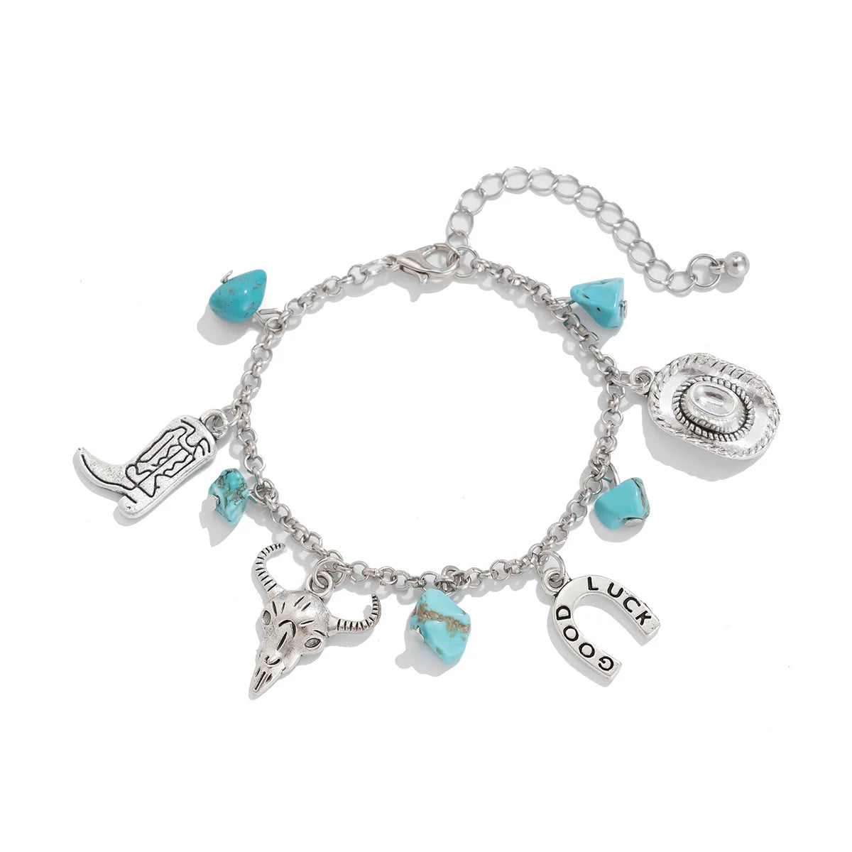 Bracciale Blue Stone Charms