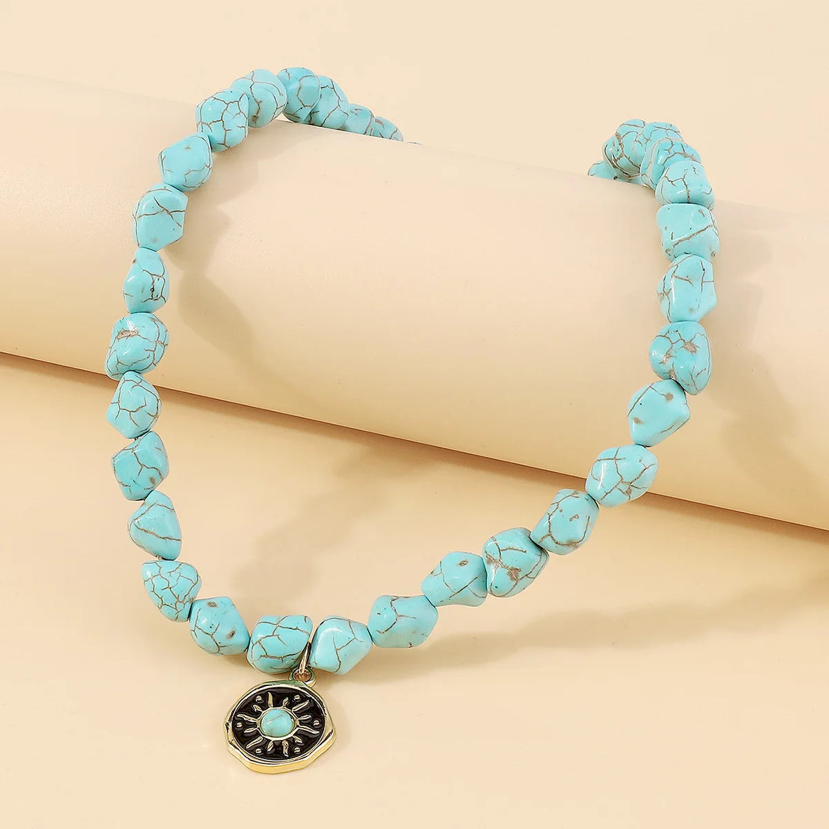 Collana Boho Turquoise Vintage