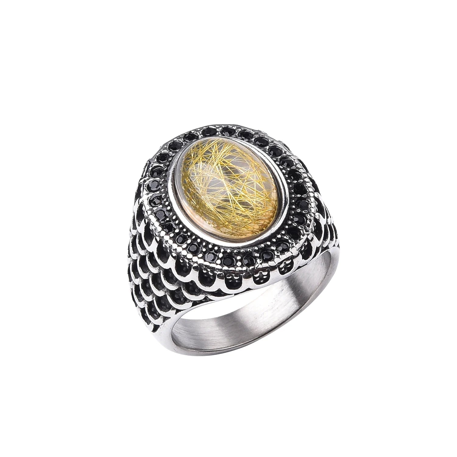 Glamour Anello Onice Acciaio