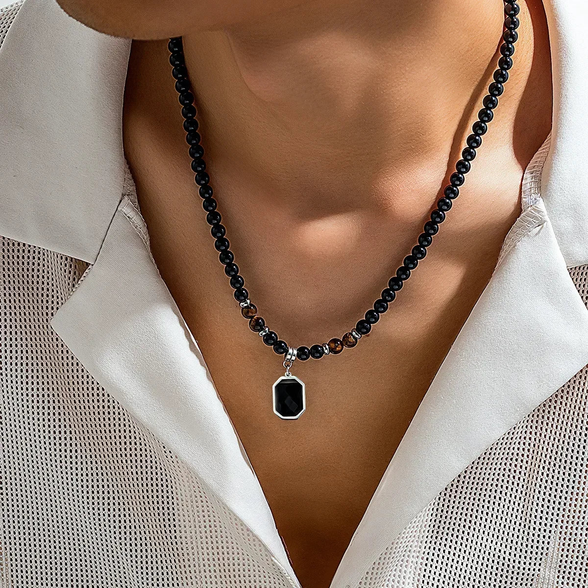 Collana Uomo Charme Nero