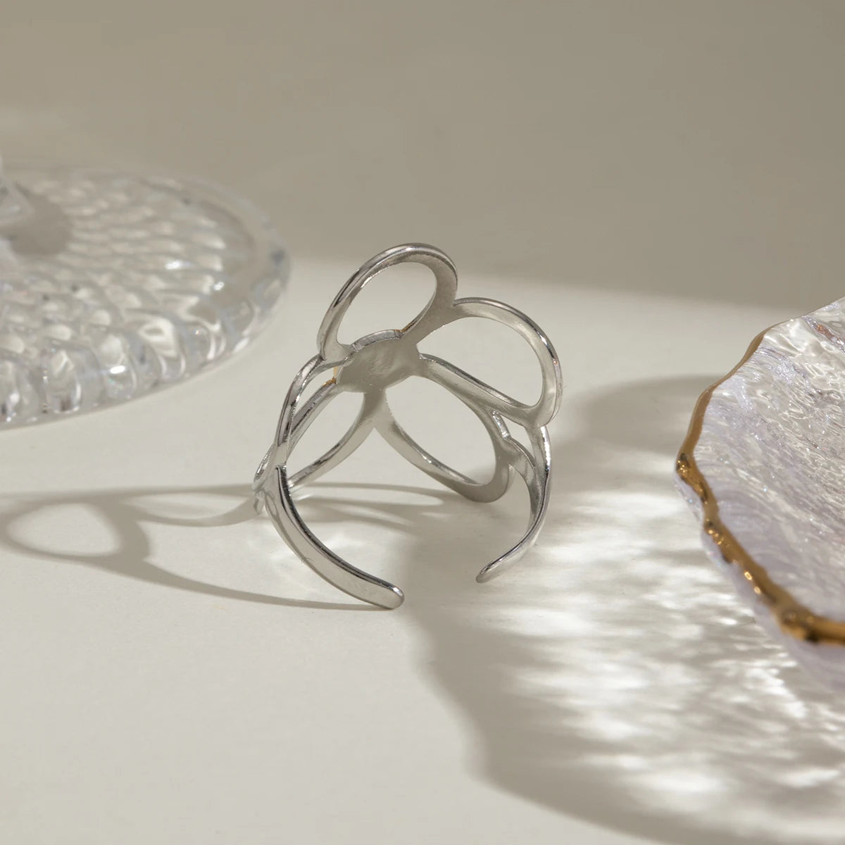 Anello Fiore Vintage Elegante