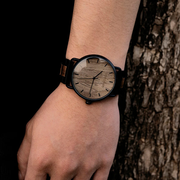 Orologio Legno Elegante per Uomo