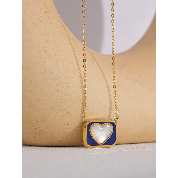 Collana Cuore Geometrico Incantevole