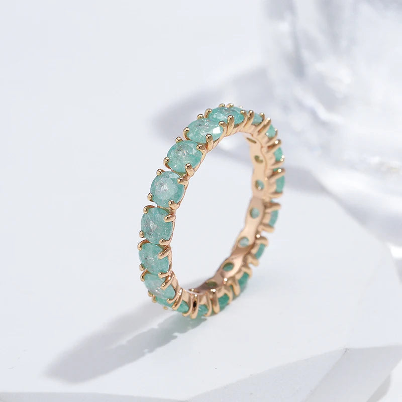 Anello Promessa Smeraldo Chic