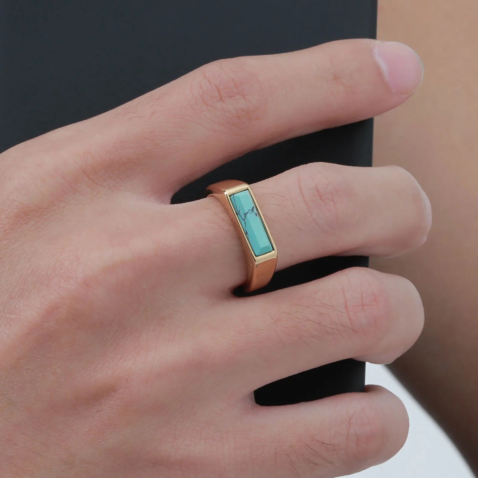 Anello Elegante Uomo Ragazzo