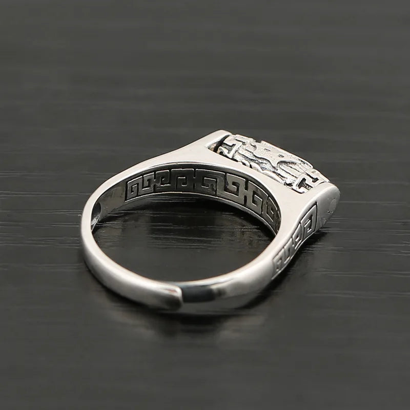 Anello Mantra Argento Magico