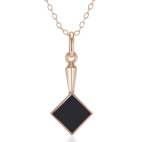 💕Collana Elegante con Pietra Nera