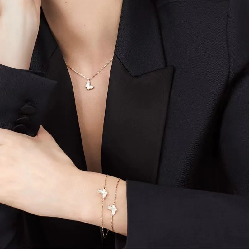 Bracciale Farfalla Dorato Elegante