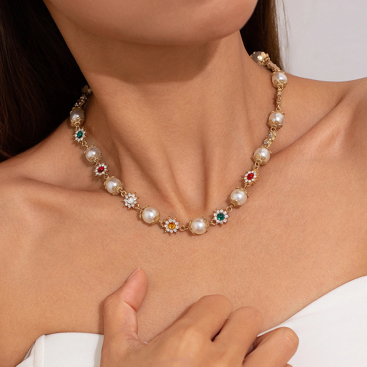 Collana Perle Eleganti per Feste