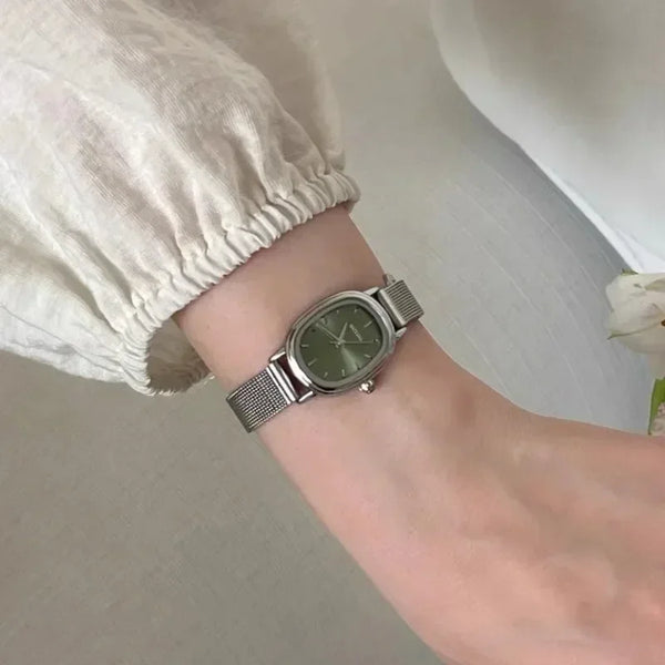 🌟 Orologio Elegante Verde per Lei