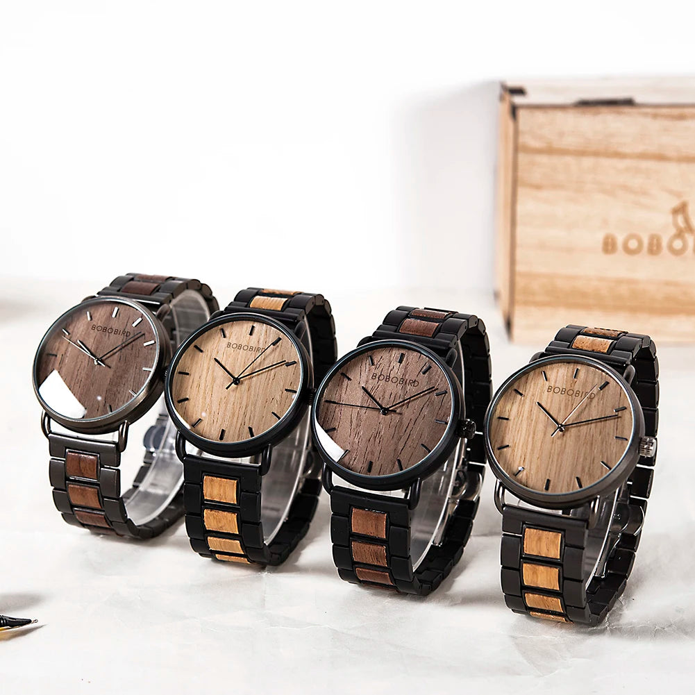 Orologio Legno Elegante per Uomo
