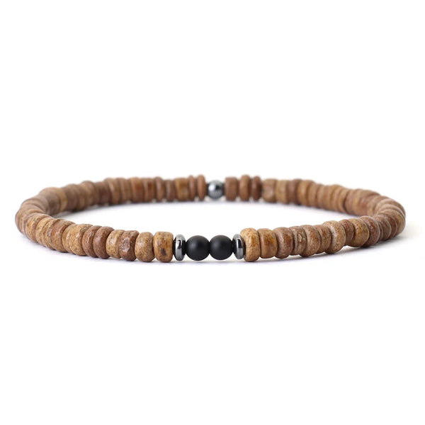 🌸Bracciale Legno Cocco Elegante