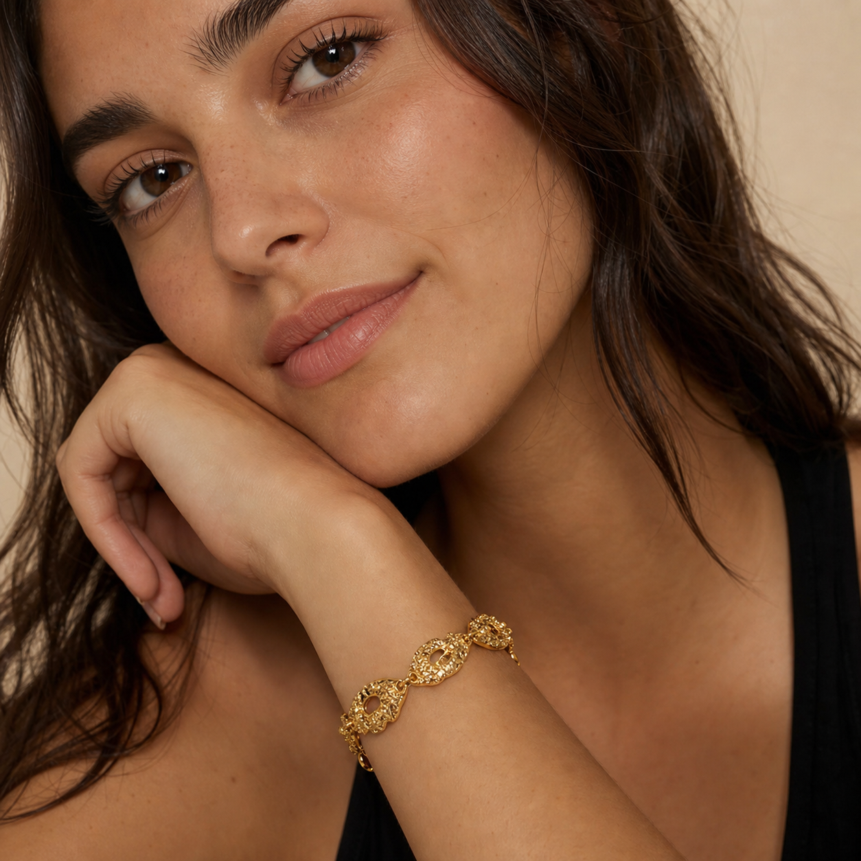 Bracciale Vintage Texture in Acciaio