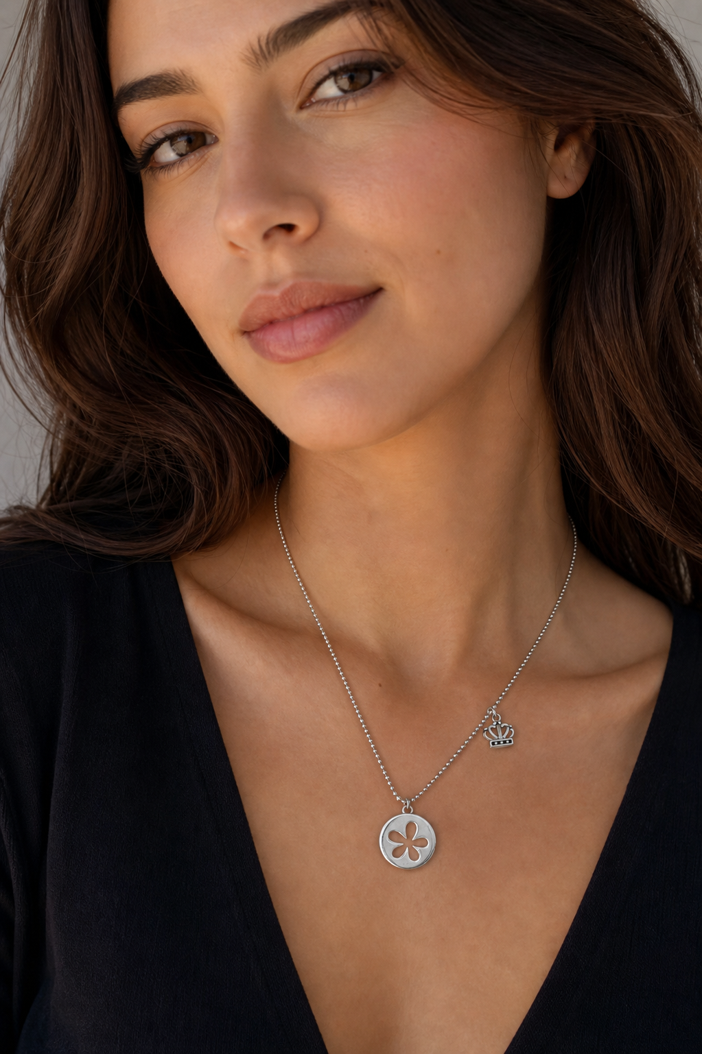 Collana S925 Sterling Silver Crown