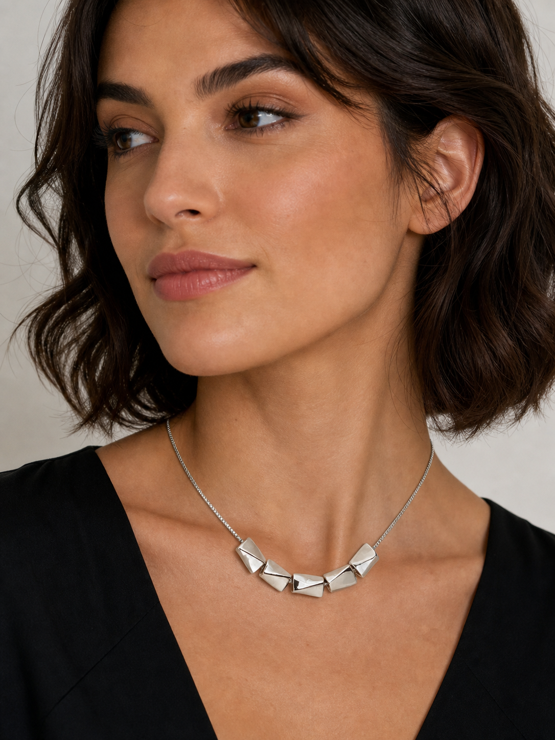 Collana S925 con Perline Transfer