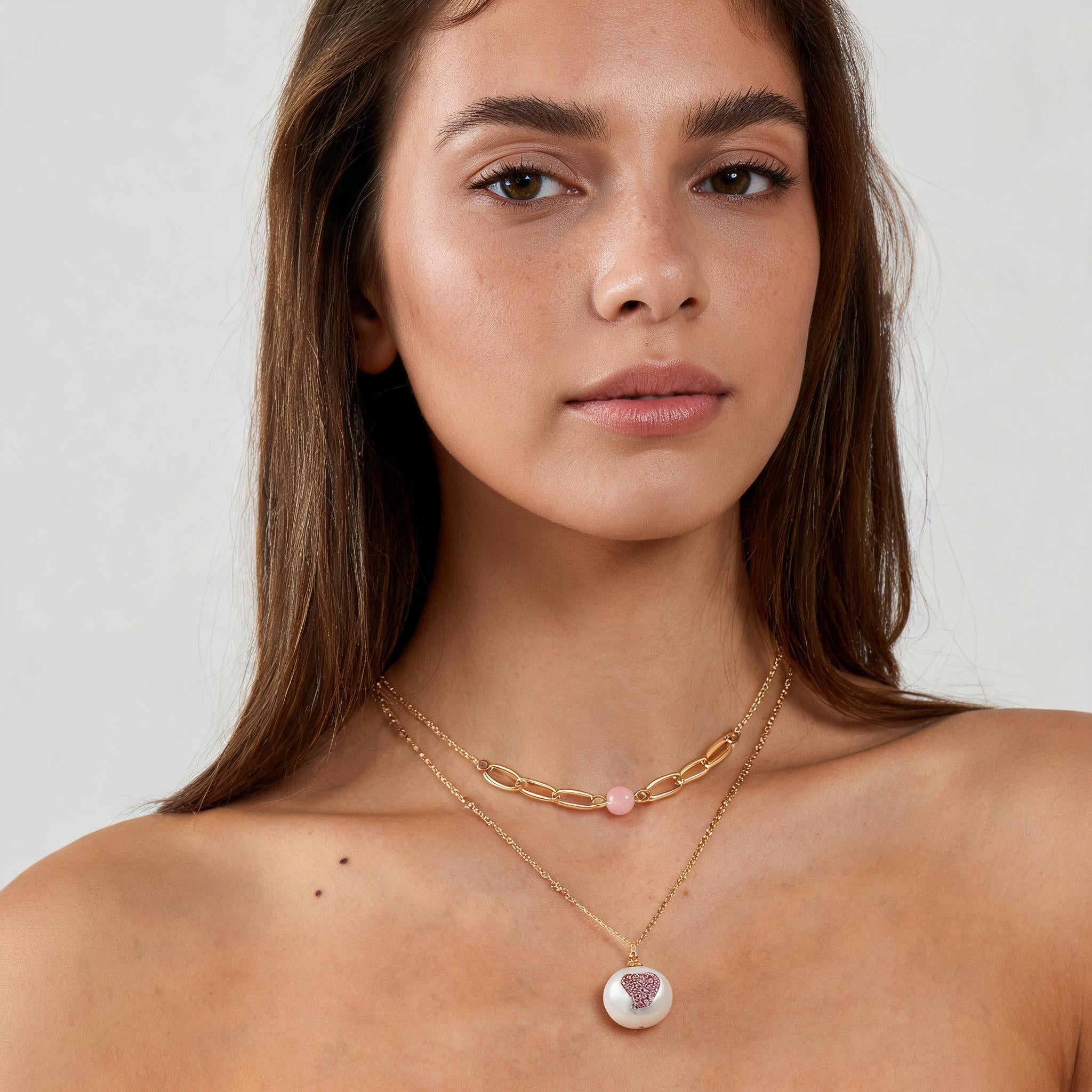 Love Double‑Layer Necklace – Silver 925 Edition